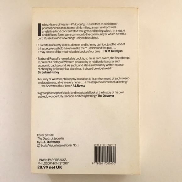 NWT A History of Western Philosophy by Bertrand Russell - Picture 2 of 2